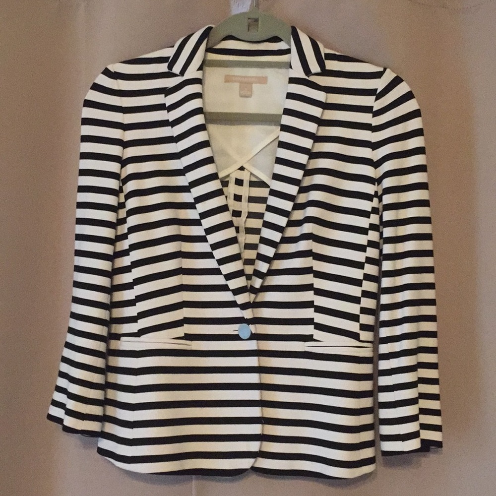 Striped Ponte Blazer